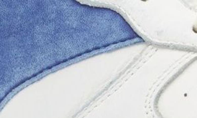 Shop Rhude Rhecess-low Sneaker In White/ Royal