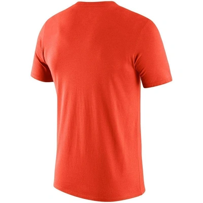Shop Nike Orange Clemson Tigers Baseball Legend Performance T-shirt