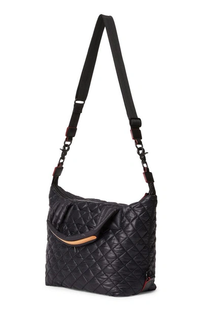 Mz Wallace Sutton Deluxe Small Quilted Nylon Tote Bag, Black
