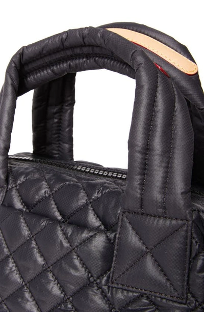 Mz Wallace Sutton Deluxe Small Quilted Nylon Tote Bag, Black