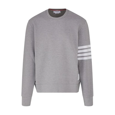 Shop Thom Browne 4-bar Sweater In Lt Grey