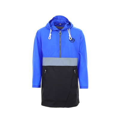 Shop Burberry Windbreaker Hoodie In Blue