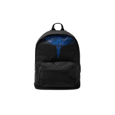 Shop Marcelo Burlon County Of Milan Wings Print Backpack In Black