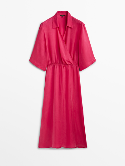 Massimo dutti cupro dress hotsell