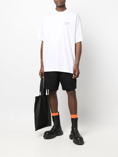 Shop Vetements Click Here T-shirt In White