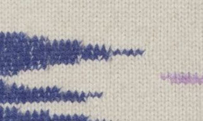 Shop The Elder Statesman Love N Stripes Cashmere Sweater In Blue