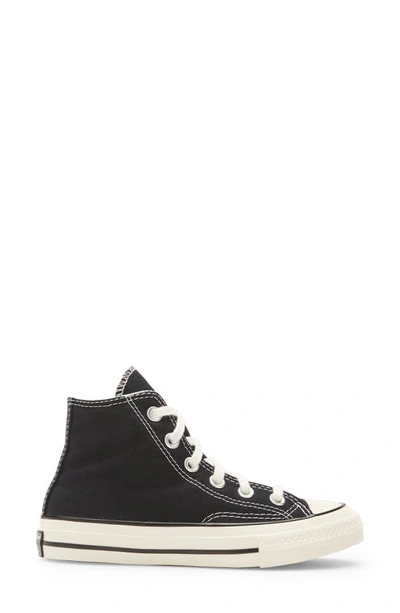 Shop Converse Kids' Chuck Taylor® All Star® 70 High Top Sneaker In Black/ Black/ Egret