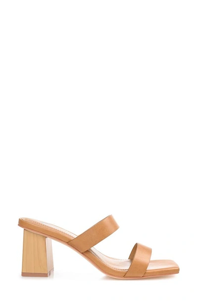 Journee Collection Tru Comfort Foam Nolla Heeled Sandal In Cognac