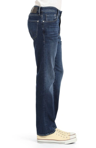 Shop Mavi Jeans Zach Straight Leg Jeans In Brushed Feather Blue