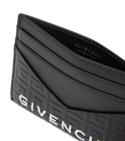 Givenchy Leather Card Holder In Black