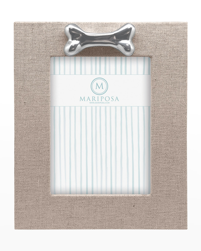 Shop Mariposa Linen With Dog Bone Frame, 5" X 7"