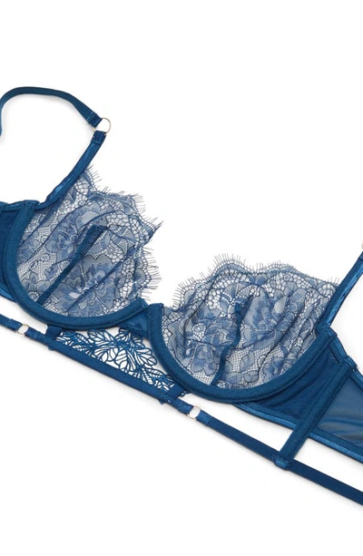 Shop Bluebella Lumi Underwire Cage Bra In Blue