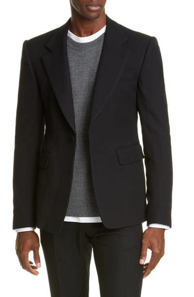 Shop Dries Van Noten Wool Sport Coat In Black