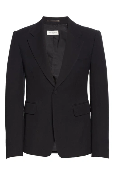 Shop Dries Van Noten Wool Sport Coat In Black