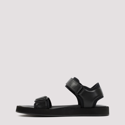 Shop The Row Hook And Loop Sandals Shoes In Black