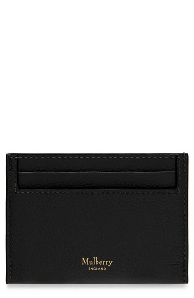 Shop Mulberry Leather Card Case In Black