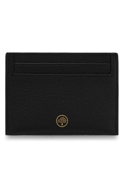 Shop Mulberry Leather Card Case In Black