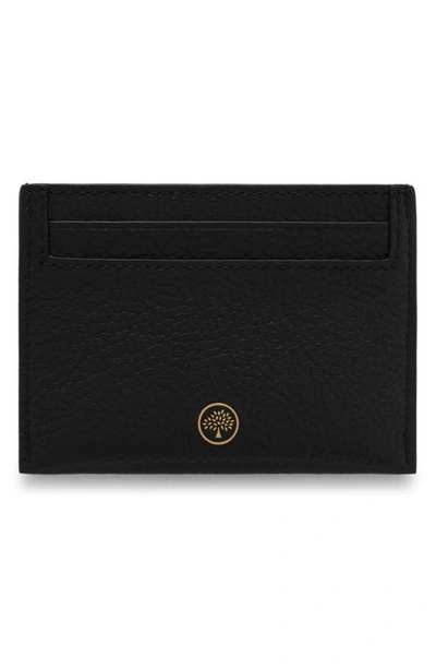 Mulberry Leather Card Case In Black