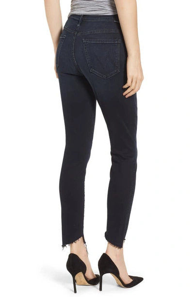 Shop Mother The Stunner High Waist Fray Ankle Skinny Jeans In Last Call
