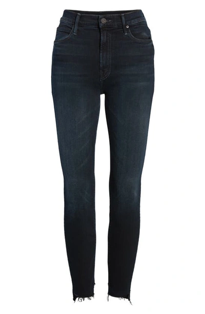 Shop Mother The Stunner High Waist Fray Ankle Skinny Jeans In Last Call