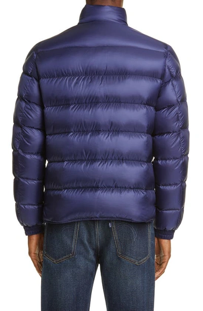 Shop Moncler Piriac Down Puffer Jacket In Dark Blue