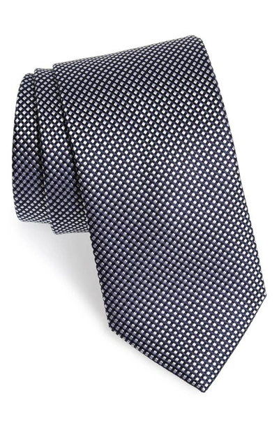 Shop Marc By Marc Jacobs Check Silk Tie In Black