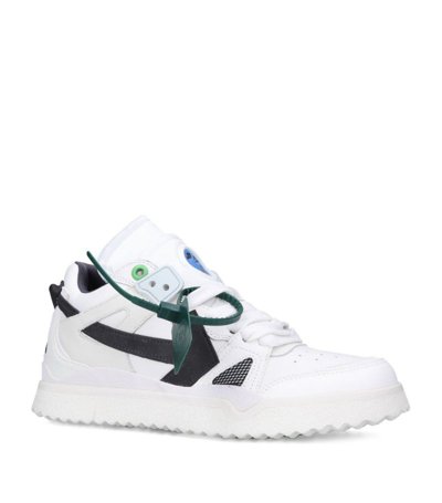 Shop Off-white Arrows Mid-top Sneakers In White