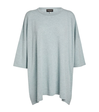 Shop Eskandar Cashmere Sweater In Blue