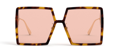 Shop Dior 30montaigne Su 53y Oversized Square Sunglasses