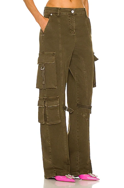 Shop Blumarine Cargo Jean In Military