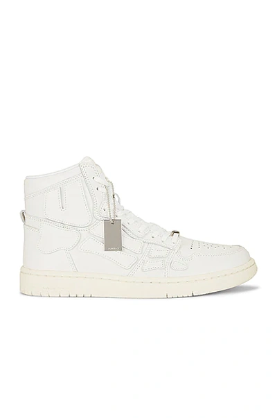 Shop Amiri Skel Hi-top Sneaker In White