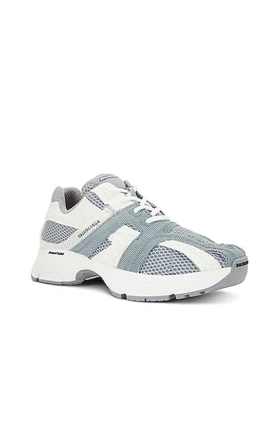 Shop Balenciaga Phantom Sneaker In Grey & White