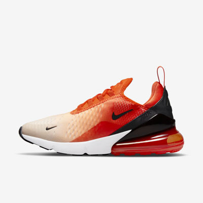 Nike Air Max 270 Sneakers In Orange And White | ModeSens