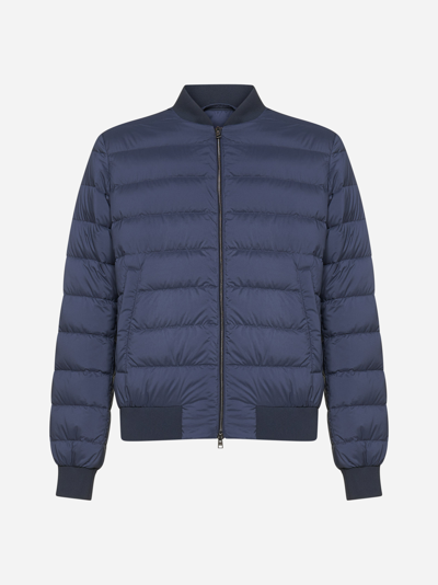 Shop Herno L'aviatore Quilted Nylon Down Jacket