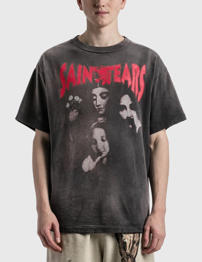 X Denim Tears Faces T-shirt In Black