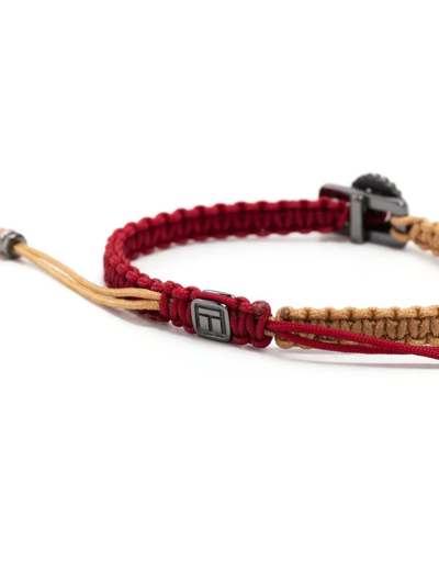 Shop Tateossian Gear Primo Bracelet In Red