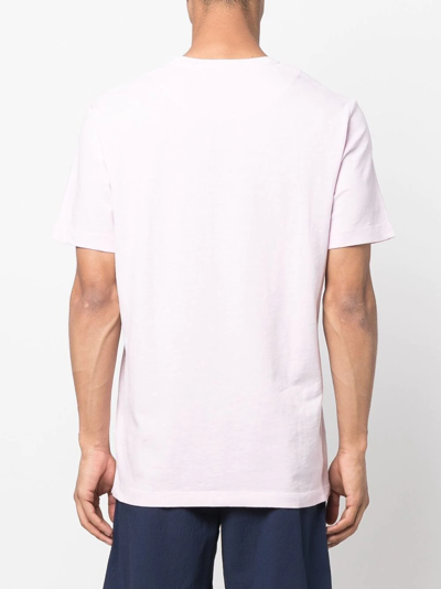 Shop Orlebar Brown Basic Round-neck T-shirt In Pink