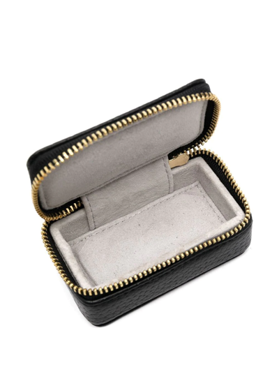 Shop Aspinal Of London Small Travel Jewellery Case In Black