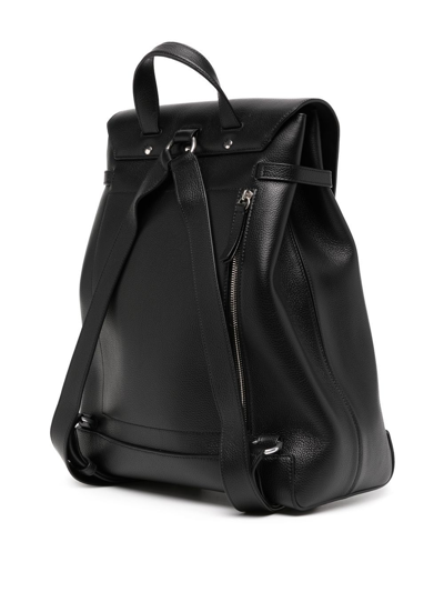 Shop Mulberry Chiltern Logo-embossed Backpack In Black
