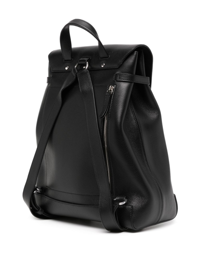 Mulberry Chiltern Logo embossed Backpack In Black ModeSens