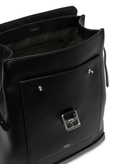 Mulberry Chiltern Logo-embossed Backpack In Black