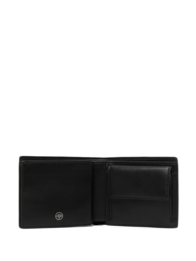 Mulberry Coin-pocket Bi-fold Wallet In Black