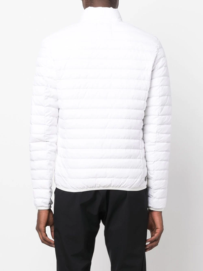 Shop Colmar Logo Quilted Jacket In White