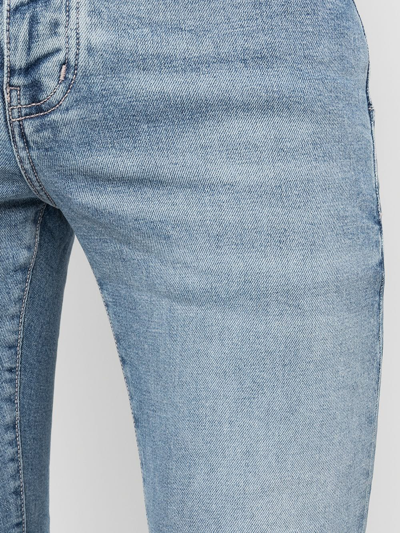 Shop Purple Brand Mid-rise Skinny Jeans In Blau