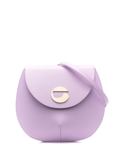 Shop Coperni Logo Top-handle Tote In Purple