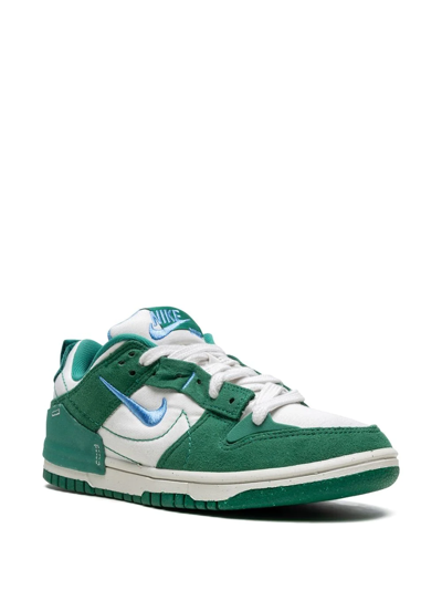 Shop Nike Dunk Low Disrupt 2 "phantom/university Blue" Sneakers In Green