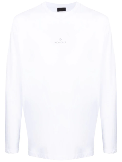 Moncler Logo-print T-shirt In Weiss | ModeSens