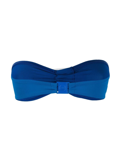 Shop Eres Equipe Bandeau Bikini Top In Blau