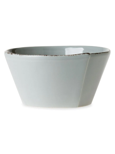 Shop Vietri Lastra Aqua Stacking Cereal Bowl In Grey