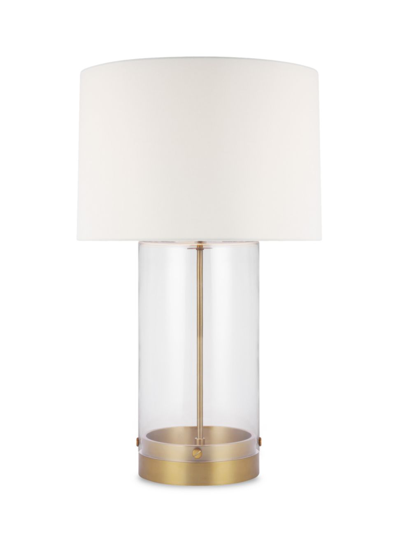 Shop Chapman & Myers Visual Comfort Studio Table Lamp In Burnished Brass